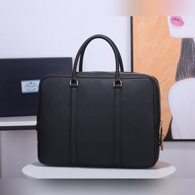 PRADA Модель： 0871 Мужской портфель Оригинальная кожа с текстуро