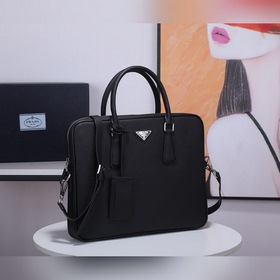 PRADA портфель Модель： 2VE368-8 Деловая сумка PRADA, импорт из И