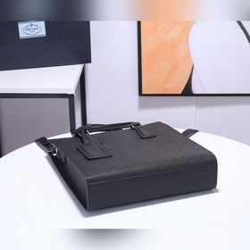 PRADA Модель： A6663 Мужской портфель Оригинальная кожа с крестооб