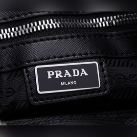 PRADA Модель： A6663 Мужской портфель Оригинальная кожа с крестооб