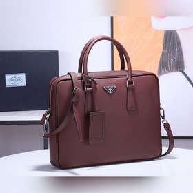PRADA Модель： 2VE363 Мужской портфель Оригинальная кожа с крест
