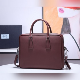 PRADA Модель： 2VE363 Мужской портфель Оригинальная кожа с крест