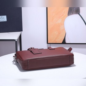 PRADA Модель： 2VE363 Мужской портфель Оригинальная кожа с крест