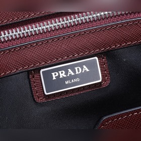 PRADA Модель： 2VE363 Мужской портфель Оригинальная кожа с крест