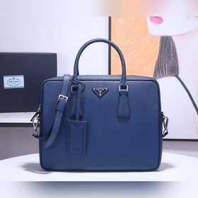 PRADA Модель： 2VE363 Мужской портфель Оригинальная кожа с крест