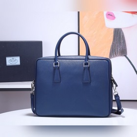 PRADA Модель： 2VE363 Мужской портфель Оригинальная кожа с крест