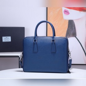 Мужской портфель PRADA, модель 0891-1, двухцветный Оригинальная к