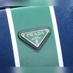 Мужской портфель PRADA, модель 0891-1, двухцветный Оригинальная к