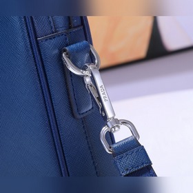 Мужской портфель PRADA, модель 0891-1, двухцветный Оригинальная к
