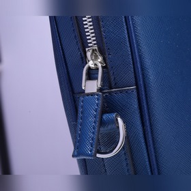 Мужской портфель PRADA, модель 0891-1, двухцветный Оригинальная к
