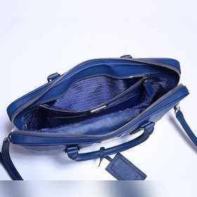 Мужской портфель PRADA, модель 0891-1, двухцветный Оригинальная к