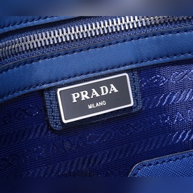 Мужской портфель PRADA, модель 0891-1, двухцветный Оригинальная к