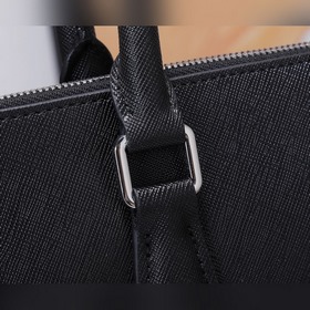 Мужская сумка PRADA, модель 2VG030, черный синим принтом Оригина