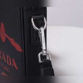 PRADA Новая мужская сумка для документов, модель 2VE368-6, с тисн