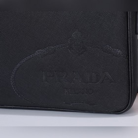 PRADA Saffiano кожаный мужской портфель нового дизайна, ультратон