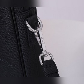 PRADA Saffiano кожаный мужской портфель нового дизайна, ультратон