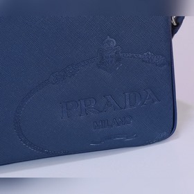 PRADA Saffiano кожаный мужской портфель, ультратонкий, модель 2VE