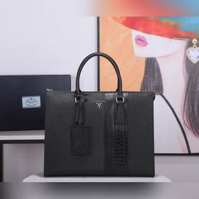 Новейшая модель мужской портфеля PRADA, модель 2VG039 Кожа с пол