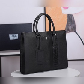 Новейшая модель мужской портфеля PRADA, модель 2VG039 Кожа с пол