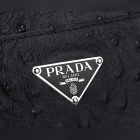 PRADA Модель： 0366 Мужской портфель с узором «страусиная кожа» И