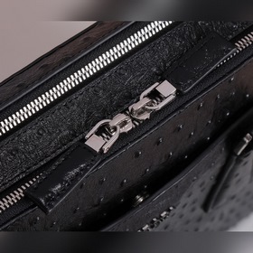 PRADA Модель： 0366 Мужской портфель с узором «страусиная кожа» И
