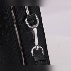 PRADA Модель： 0366 Мужской портфель с узором «страусиная кожа» И