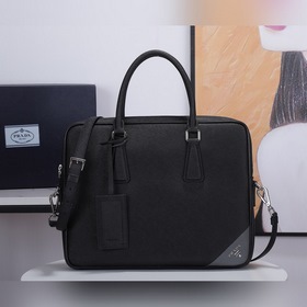 Prada Модель 2VE368-9 Мужской портфель Изготовлена из итальянс