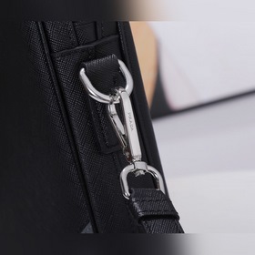 Prada Модель 2VE368-9 Мужской портфель Изготовлена из итальянс