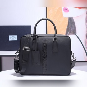 Мужской портфель Prada, модель 2VE365R Новейшая инкрустация из д