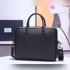 Мужской портфель Prada, модель 2VE365R Новейшая инкрустация из д
