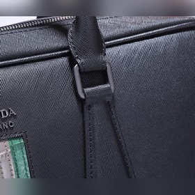 Мужской портфель Prada, модель 2VE365R Новейшая инкрустация из д