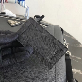 Мужская сумка PRADA, модель 2VG046 Материал： кожа Saffiano Двойн