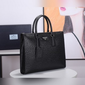 PRADAa Новая мужская сумка, модель 2VE030 с узором страуса Изгото