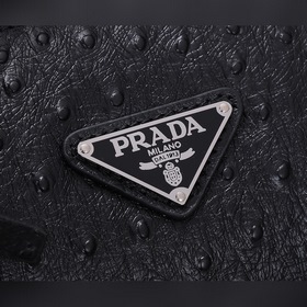 PRADAa Новая мужская сумка, модель 2VE030 с узором страуса Изгото