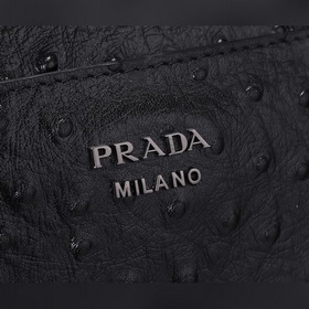 PRADA Модель： 0369 Мужской портфель с узором «страусиная кожа» И