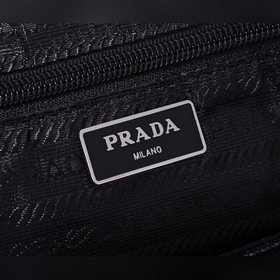 PRADA Модель： 81189-1 Мужской портфель с двумя молниями Кожа с кр