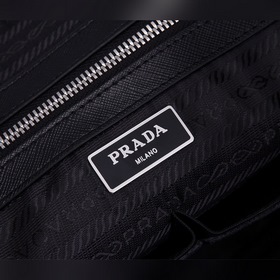 PRADA Модель： P8018 Мужской портфель Оригинальная кожа с кресто