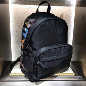 Рюкзак PRADA, модель 2VZ068, цветные буквы, универсальный Изготов