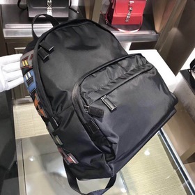 Рюкзак PRADA, модель 2VZ068, цветные буквы, универсальный Изготов