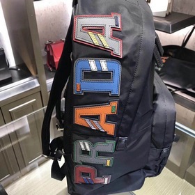 Рюкзак PRADA, модель 2VZ068, цветные буквы, универсальный Изготов