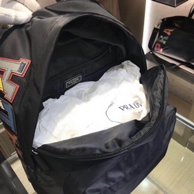 Рюкзак PRADA, модель 2VZ068, цветные буквы, универсальный Изготов