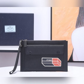 Новый кожаный чехол для документов Prada, модель 2NG035 Кожа Saff