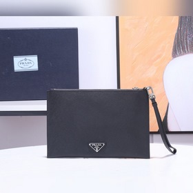 Новый кожаный чехол для документов Prada, модель 2NG035 Кожа Saff