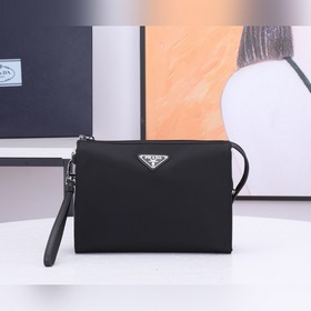 Prada весна-лето, новая модель мужской сумки-клатча из нейлона, м