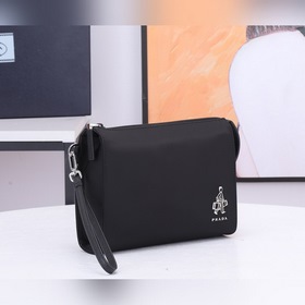 Prada весна-лето, новая модель мужской сумки-клатча из нейлона, м