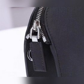 Мужская сумка PRADA, модель 2VF056, треугольный логотип, черный и
