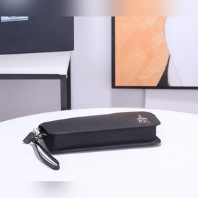 Мужская сумка PRADA, модель 0057 Серебристая фурнитура, внутренн