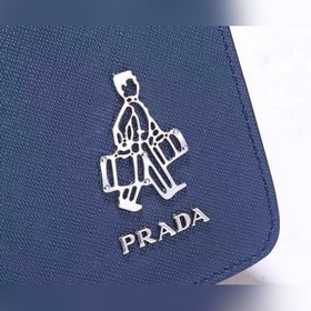 Мужская сумка PRADA, модель 0056 Серебристая фурнитура, внутренн