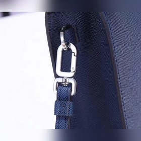 Мужская сумка PRADA, модель 0056 Серебристая фурнитура, внутренн