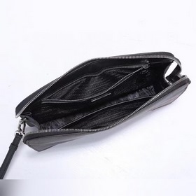 PRADA Saffiano кожаная мужская сумка нового дизайна, модель 2VF05